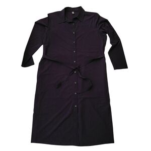 Joe Fresh Black Long Sleeve Dress